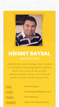 Mobile Screenshot of hikmetbaysal.com