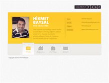 Tablet Screenshot of hikmetbaysal.com